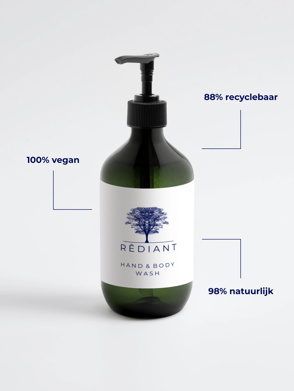 Rêdiant - Hand & body wash peppermint 490ml