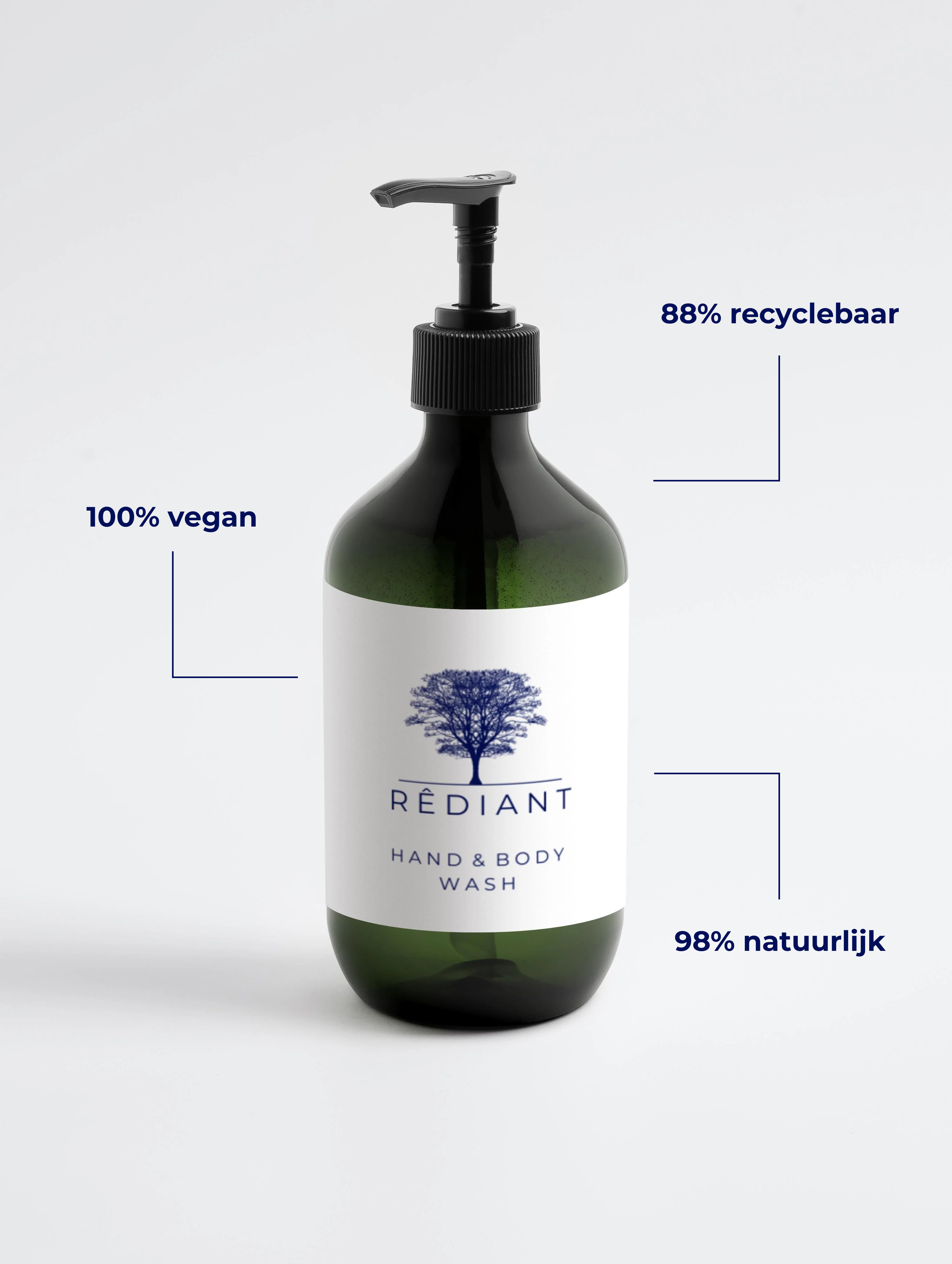 Rêdiant - Hand & body wash peppermint 490ml