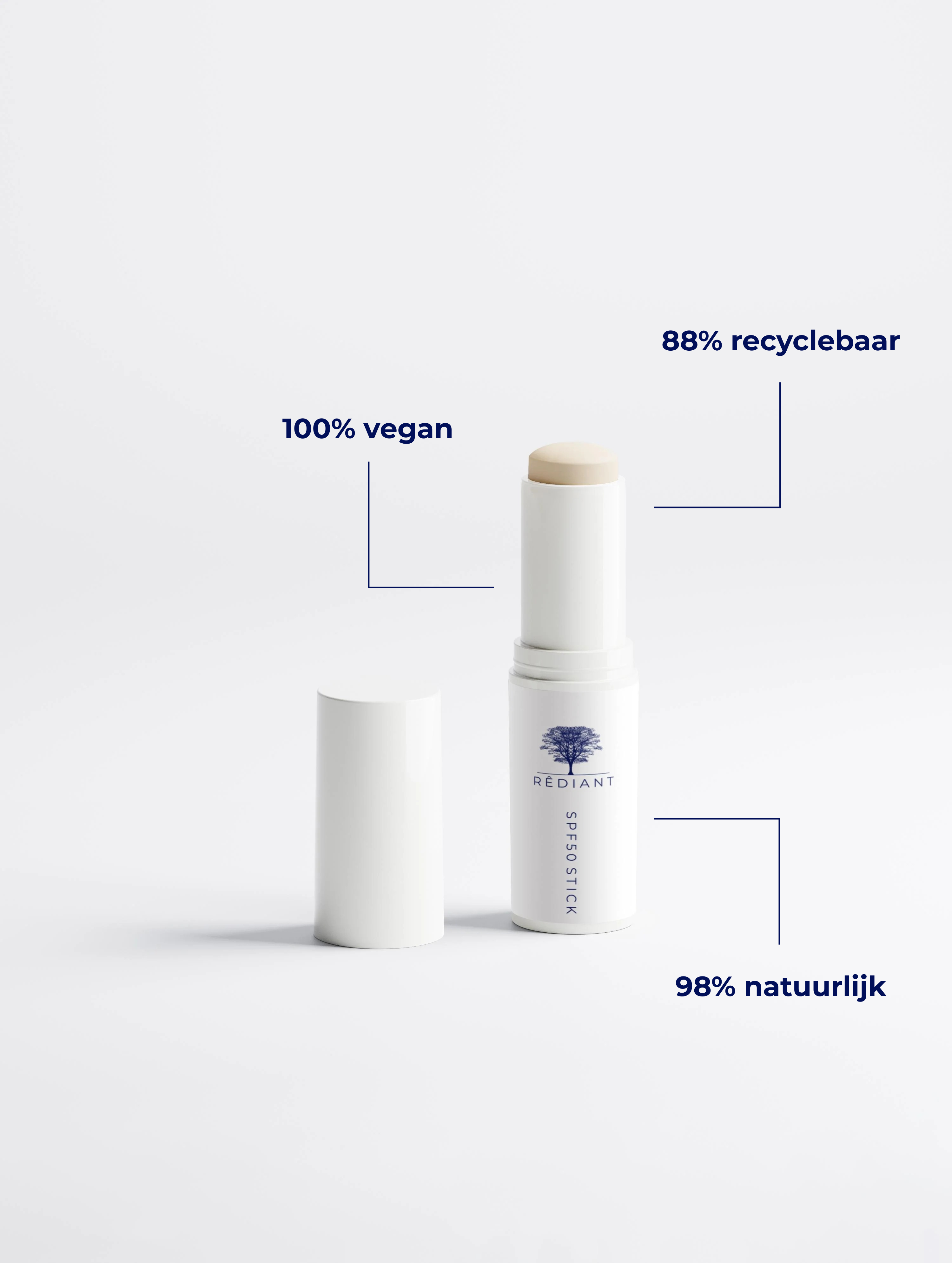 Rêdiant - SPF50 stick, no tint