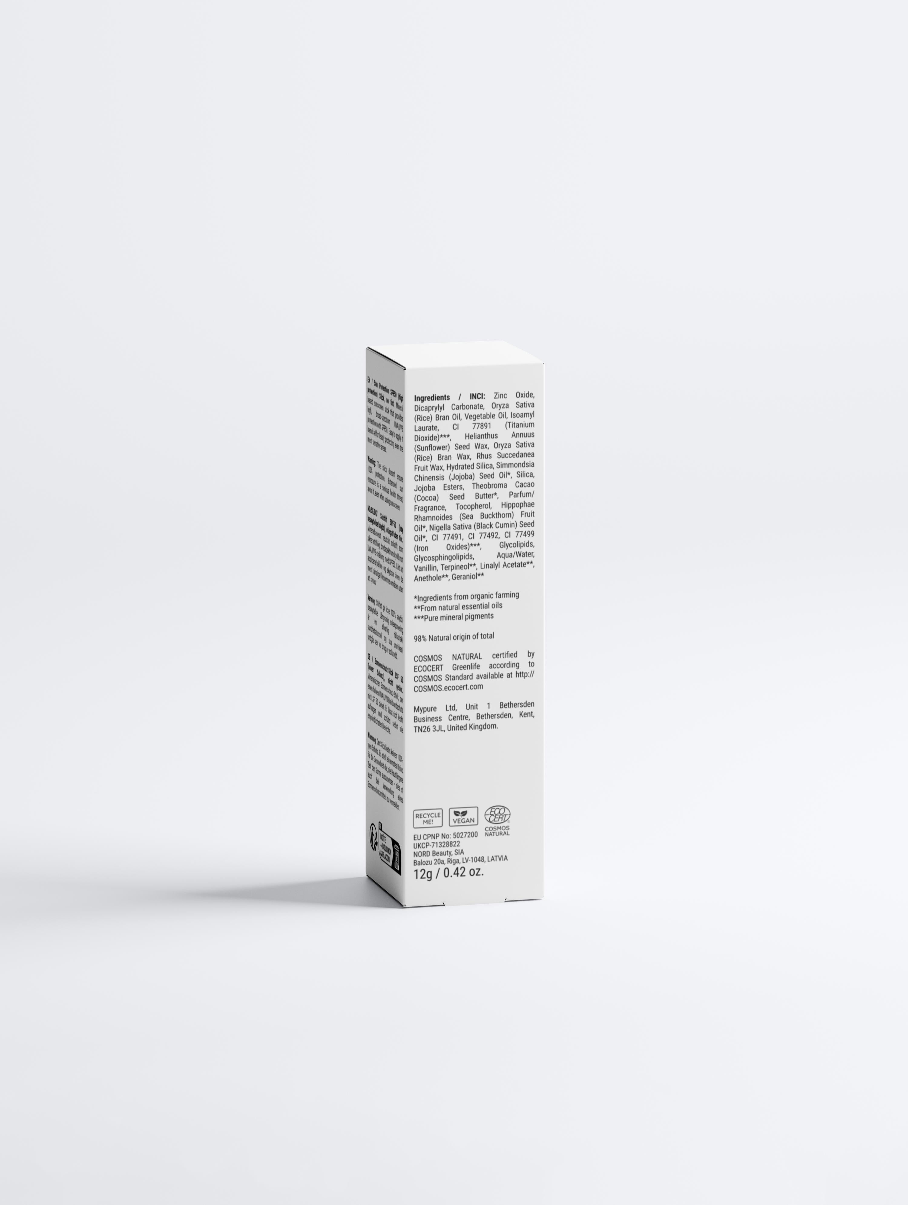 Rêdiant - SPF50 stick, no tint